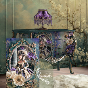 Mary Antoinette Era, High Fashion French Beauty Seidenpapier