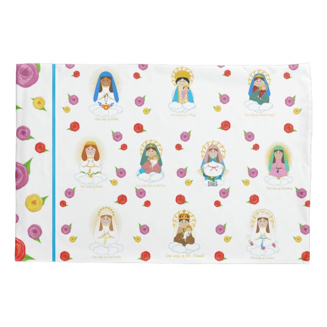 Mary Around the World Kissenbezug (Rückseite)