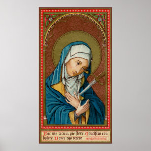 Mary as Mater Dolorosa (Mother of Traurows) (SAU20 Poster