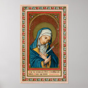 Mary as Mater Dolorosa (Mother of Traurows) (SAU20 Poster