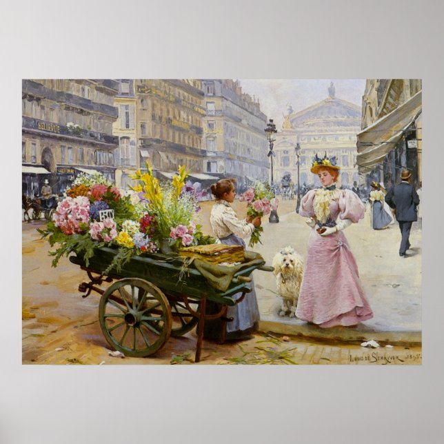 Mary bei der Blume Merchant Poster (Vorne)