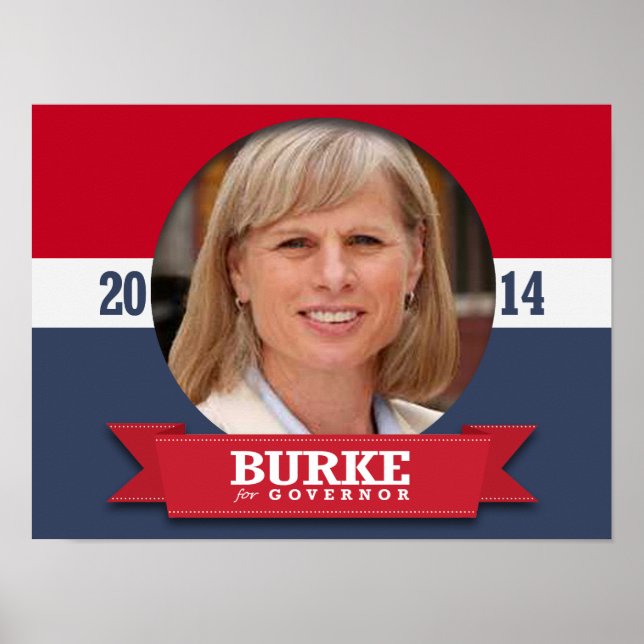 MARY BURKE CAMPAIGN POSTER (Vorne)