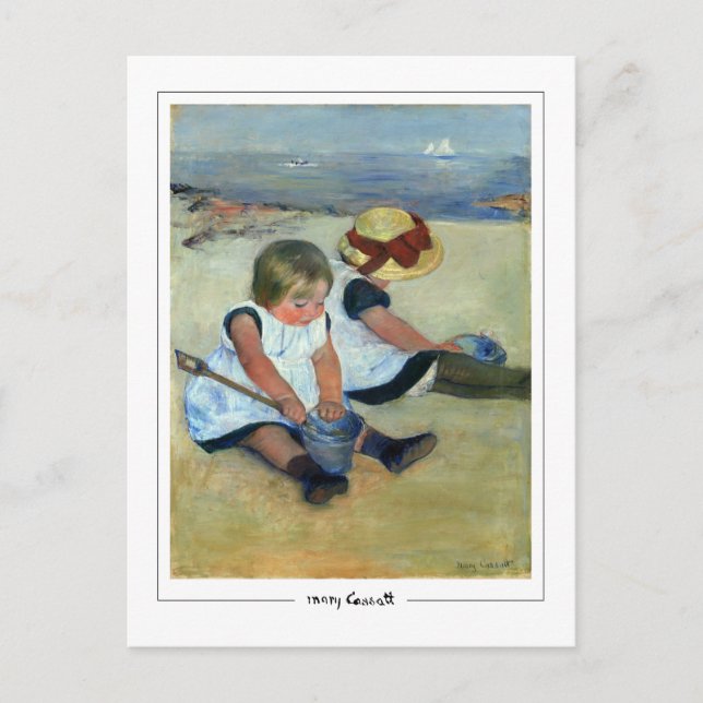 Mary Cassatt #140 - Fine Art Postcard Postkarte (Vorderseite)