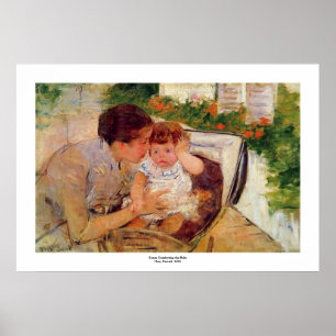 Mary Cassatt.1881.Susan Comforting the Baby print Poster