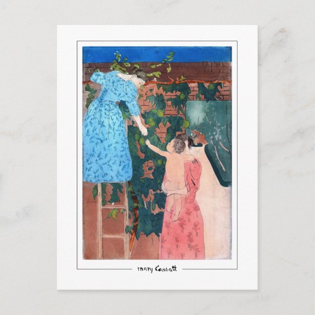 Mary Cassatt #400 - Fine Art Postcard Postkarte (Vorderseite)