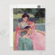 Mary Cassatt - Auguste Reading zu ihrer Tochter Postkarte (Vorne/Hinten)