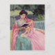 Mary Cassatt - Auguste Reading zu ihrer Tochter Postkarte (Vorderseite)