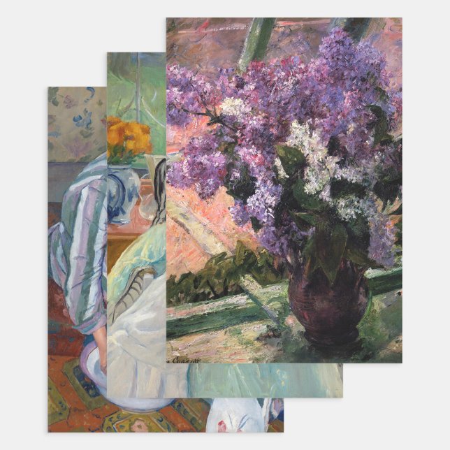 Mary Cassatt - Auswahl der Meisterwerke Geschenkpapier Set (Von Creator hochgeladen)