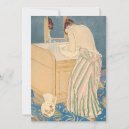 Mary Cassatt - Badegewässer für Frauen Einladung