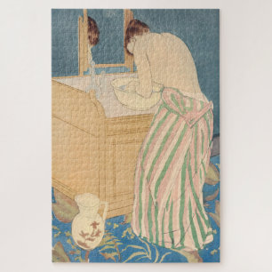 Mary Cassatt - Badegewässer für Frauen Puzzle