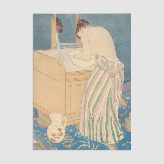 Mary Cassatt - Badegewässer für Frauen Seidenpapier (Von Creator hochgeladen)