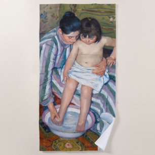 Mary Cassatt - Das Bad des Kindes / Das Bad Strandtuch