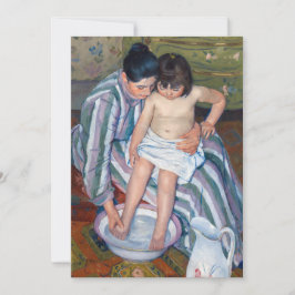 Mary Cassatt - Das Kinderbad / das Bad Einladung