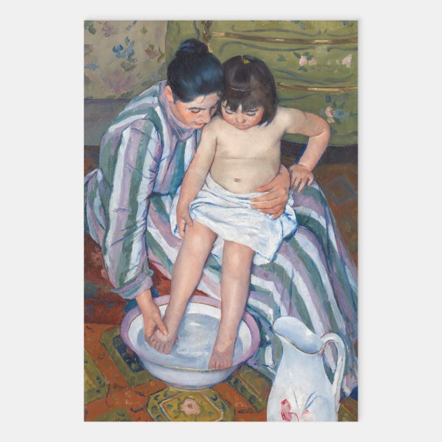 Mary Cassatt - Das Kinderbad / das Bad Geschenkpapier Set (Von Creator hochgeladen)
