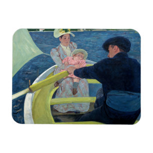 Mary Cassatt - Das Party für Boote Magnet