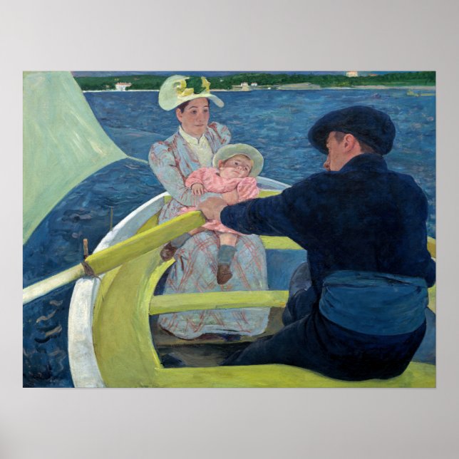 Mary Cassatt - Das Party für Boote Poster (Vorne)