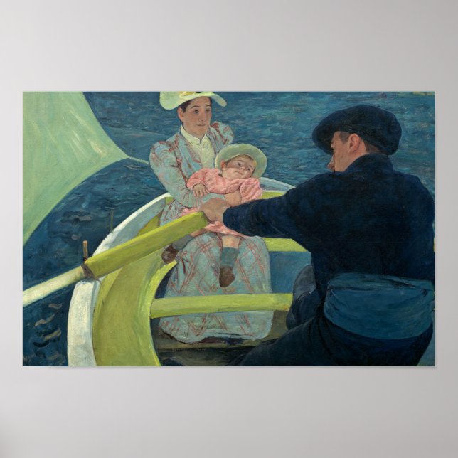 Mary Cassatt - Das Party für Boote Poster (Vorne)