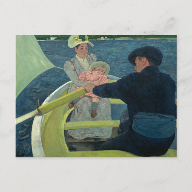 Mary Cassatt - Das Party für Boote Postkarte (Vorderseite)
