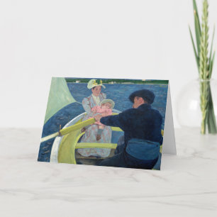 Mary Cassatt - Das Segelboot Karte