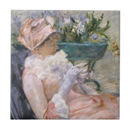 Mary Cassatt - Der Cup der Tee Fliese
