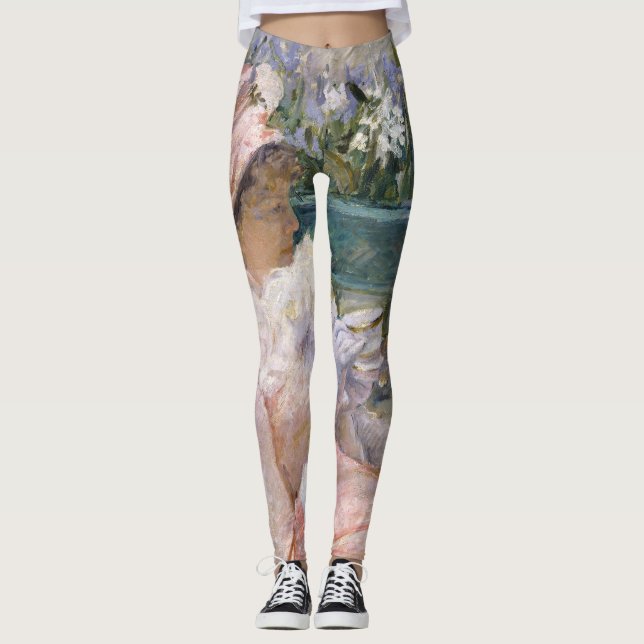 Mary Cassatt - Der Cup der Tee Leggings (Vorderseite)