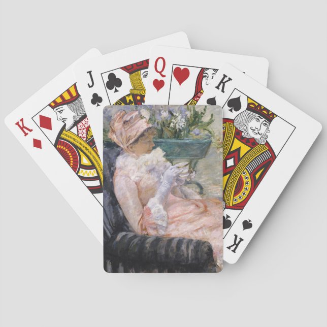 Mary Cassatt - Der Cup der Tee Spielkarten (Rückseite)