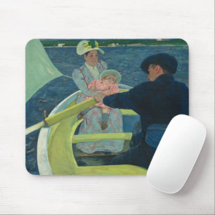 Mary Cassatt Die Bootsfahrt Impressionistische Kun Mousepad