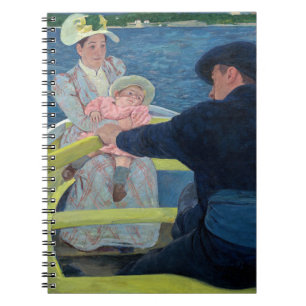 Mary Cassatt - Die Bootsfahrt Notizblock