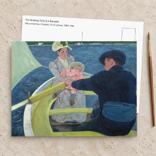 Mary Cassatt - Die Bootsfahrt Postkarte