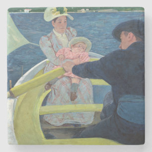 Mary Cassatt - Die Bootsfahrt Steinuntersetzer