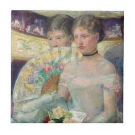 Mary Cassatt - Die Loge Fliese