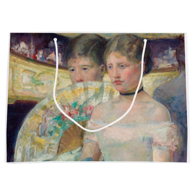 Mary Cassatt - Die Loge Große Geschenktüte (Vorderseite)