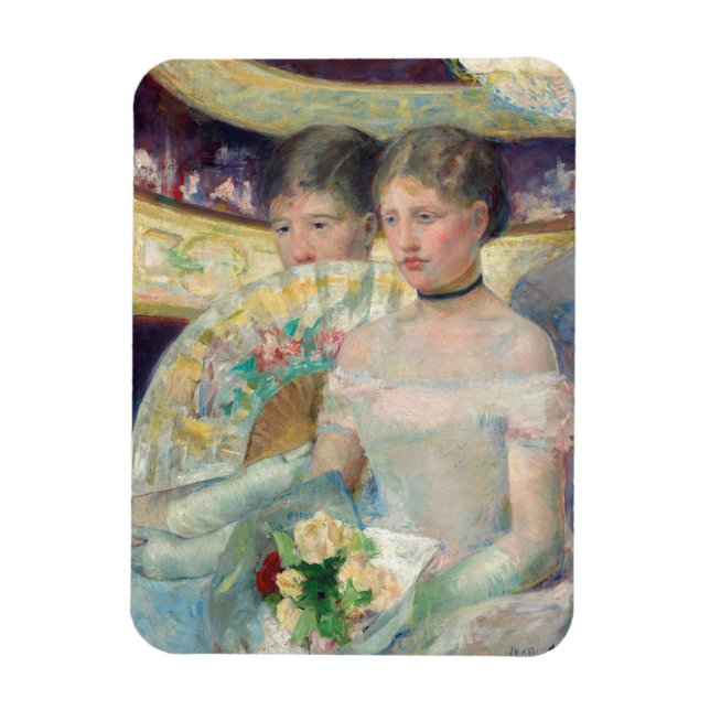 Mary Cassatt - Die Loge Magnet (Vertikal)