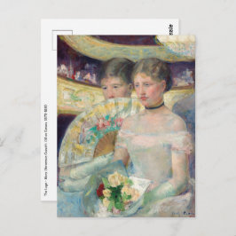 Mary Cassatt - Die Loge Postkarte
