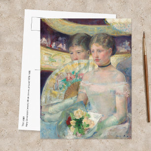 Mary Cassatt - Die Loge Postkarte