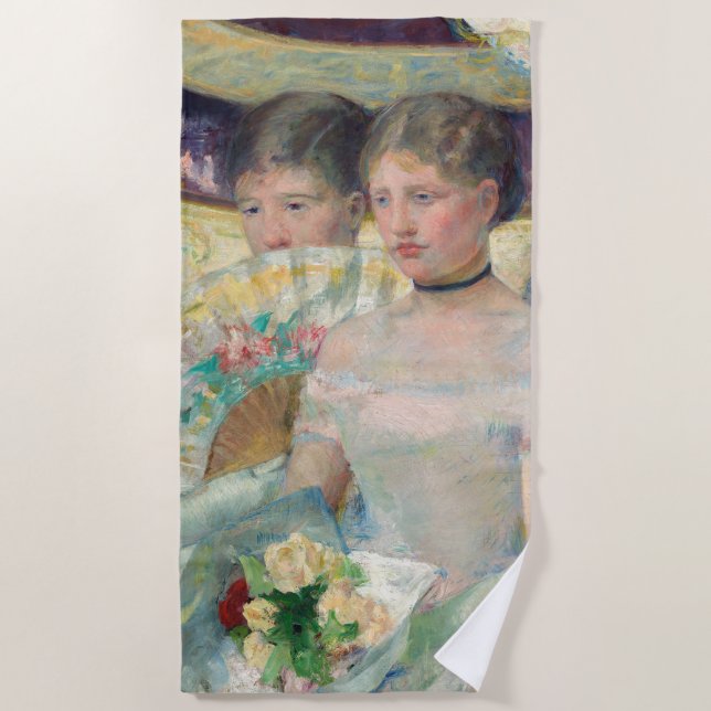 Mary Cassatt - Die Loge Strandtuch (Vorderseite)