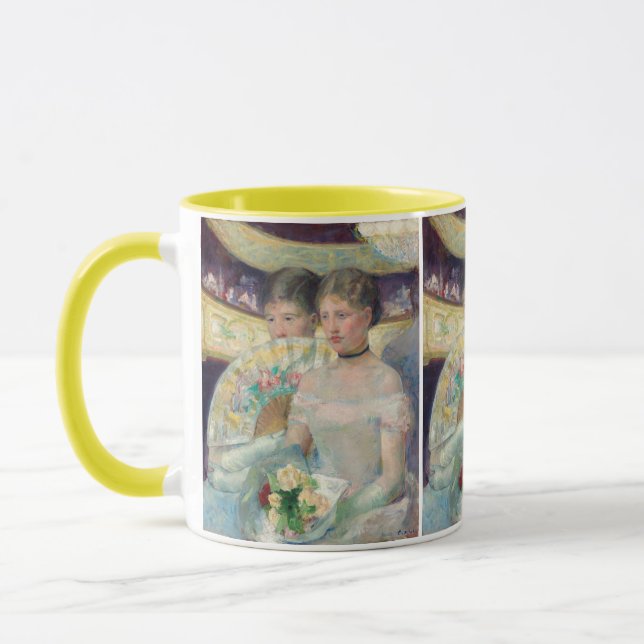 Mary Cassatt - Die Loge Tasse (Links)
