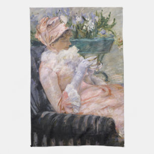 Mary Cassatt - Die Tasse Tee Geschirrtuch