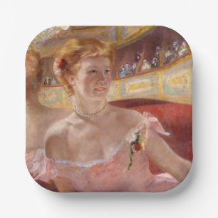 Mary Cassatt - Eine Frau mit Perlenschnur in einer Pappteller