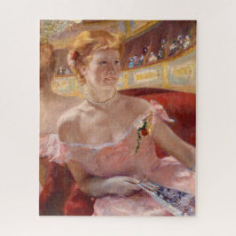 Mary Cassatt - Eine Frau mit Perlenschnur in einer Puzzle