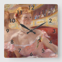 Mary Cassatt - Eine Frau mit Perlenschnur in einer