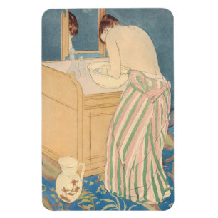 Mary Cassatt - Frau beim Baden Magnet