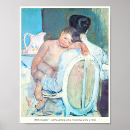 Mary Cassatt Frauen mit Kinderwaffen c1890 Poster
