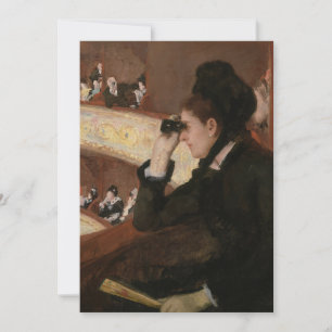 Mary Cassatt - In der Loge Dankeskarte