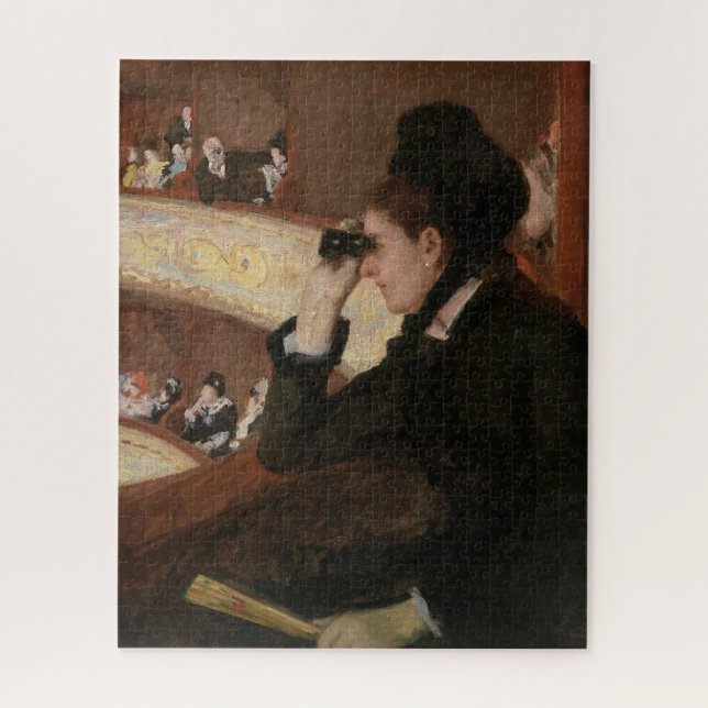 Mary Cassatt - In Loge Puzzle (Vertikal)