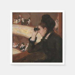 Mary Cassatt - In Loge Serviette