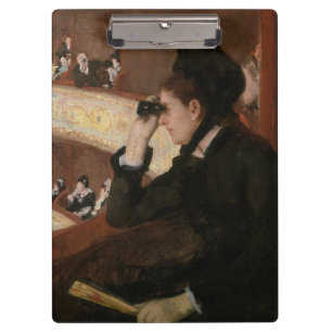 Mary Cassatt - In the Loge Klemmbrett