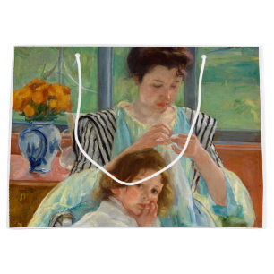 Mary Cassatt - Jungmütternähen Große Geschenktüte