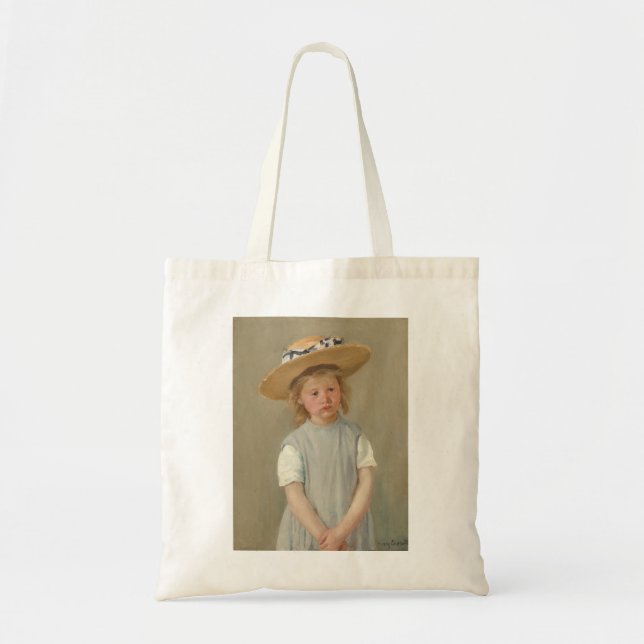 Mary Cassatt - Kind in einem Strohhut Tragetasche (Vorne)