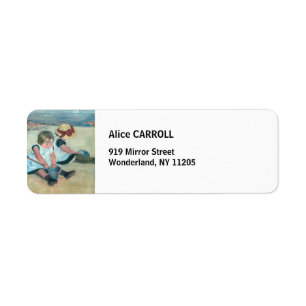 Mary Cassatt - Kinder, die am Strand spielen